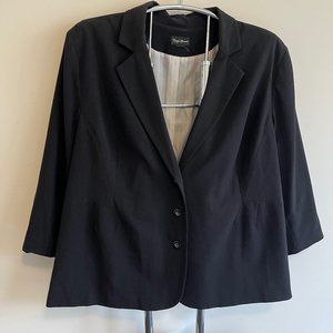 Women's Black 3 Button Blazer - Plus Size 5x
